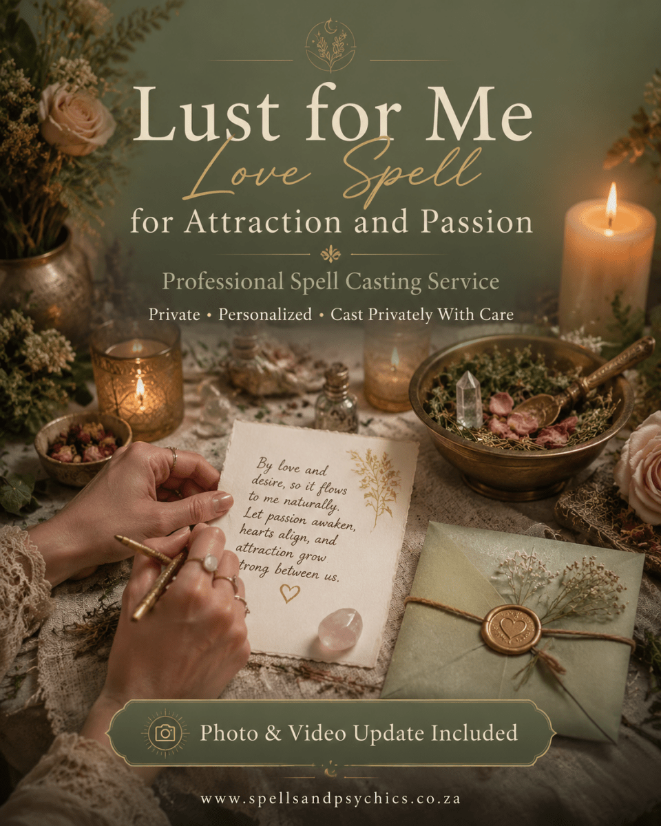 Lust for Me Love Spell for Attraction and Passion - Spells and Psychics