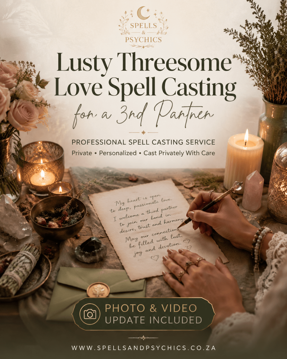Lusty Threesome Love Spell Casting for a 3rd Partner - Spells and Psychics