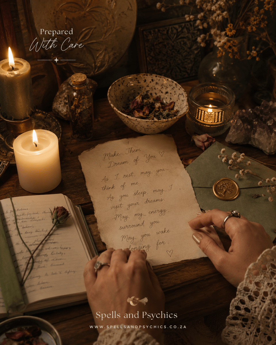Make Them Dream of You Love Spell - Spells and Psychics