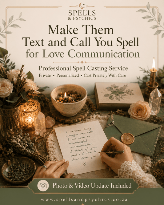 Make Them Text and Call You Spell for Love Communication - Spells and Psychics