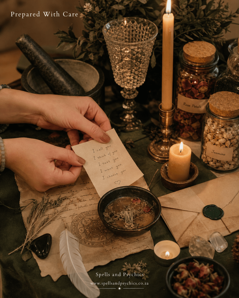 Make Them Text and Call You Spell for Love Communication - Spells and Psychics
