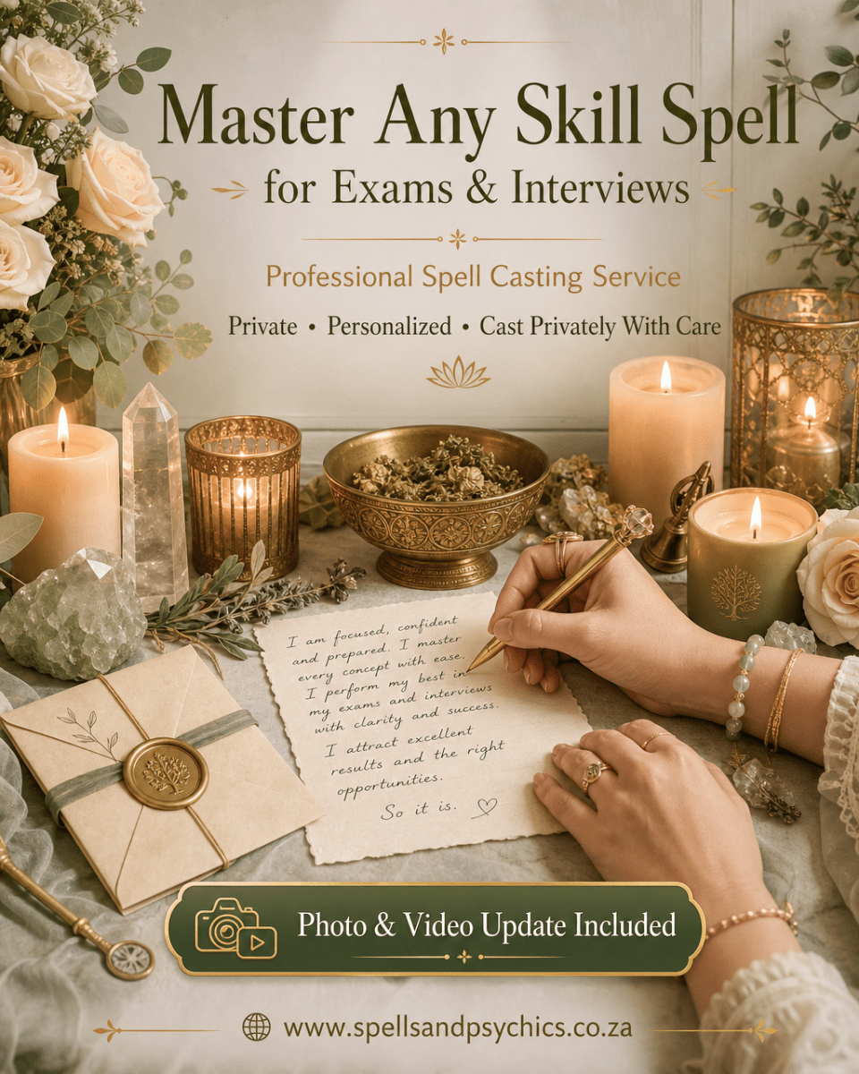 Master Any Skill Spell for Exams & Interviews - Spells and Psychics