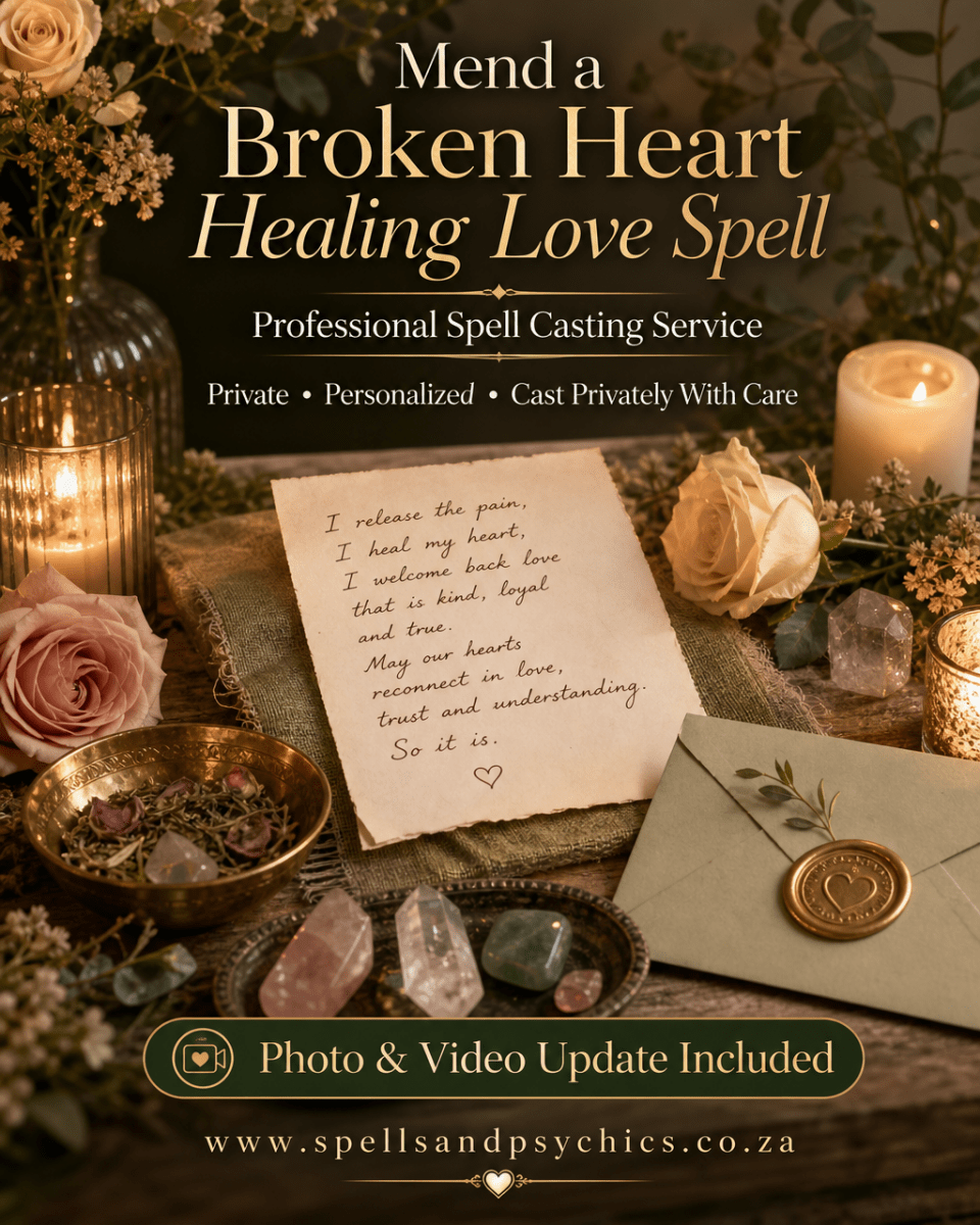 Mend a Broken Heart Healing Love Spell - Spells and Psychics