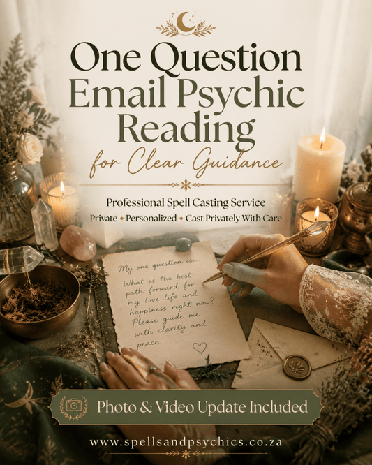 One Question Email Psychic Reading for Clear Guidance - Spells and Psychics