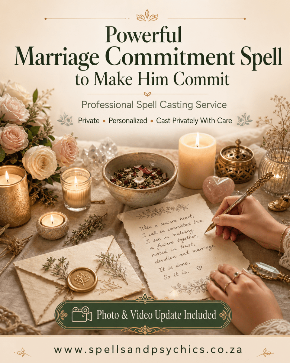 Powerful Marriage Commitment Spell to Make Him Commit - Spells and Psychics