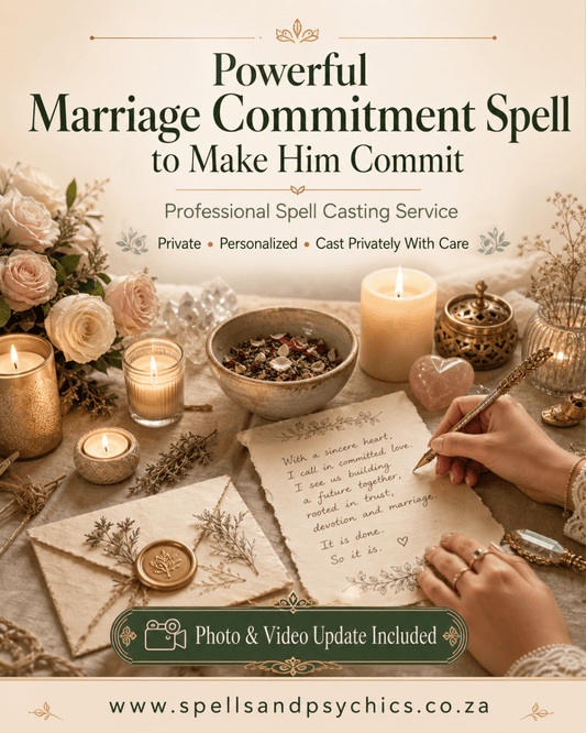 Powerful Marriage Commitment Spell to Make Him Commit - Spells and Psychics