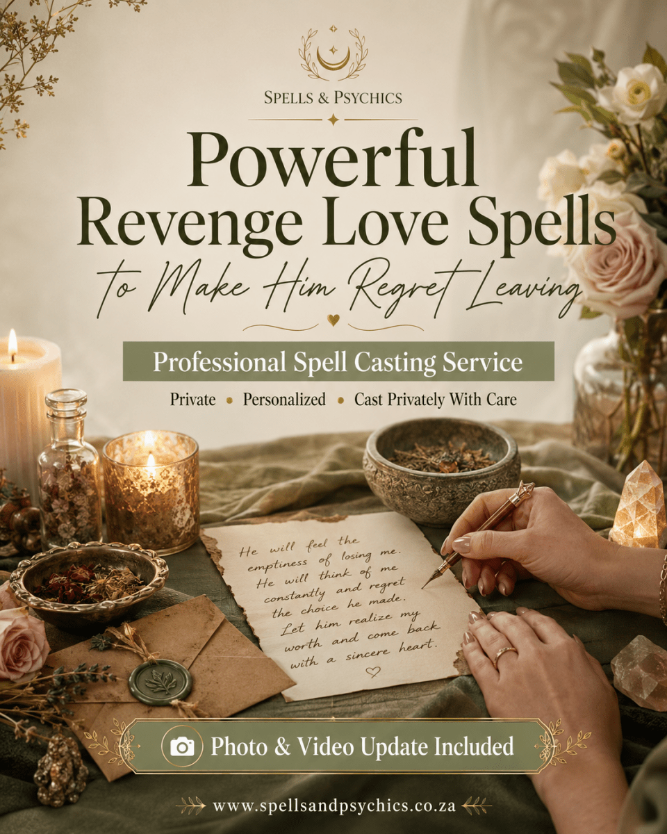 Powerful Revenge Love Spells to Make Him Regret Leaving - Spells and Psychics