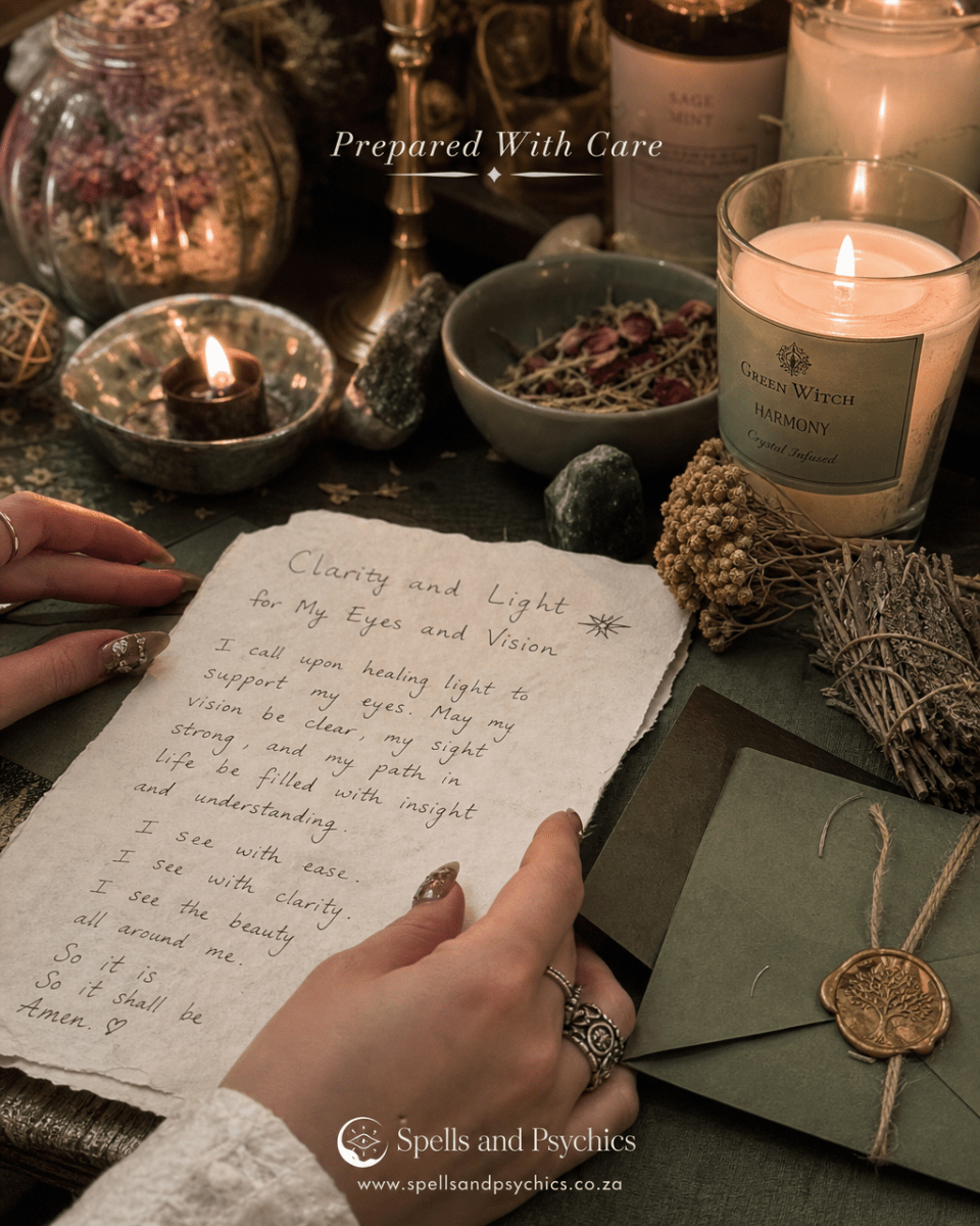 Powerful Vision Correction Spell for Clearer Eyesight - Spells and Psychics