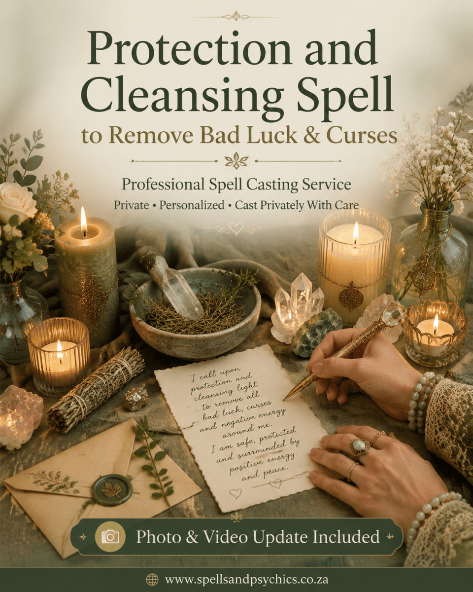 Protection and Cleansing Spell to Remove Bad Luck & Curses - Spells and Psychics