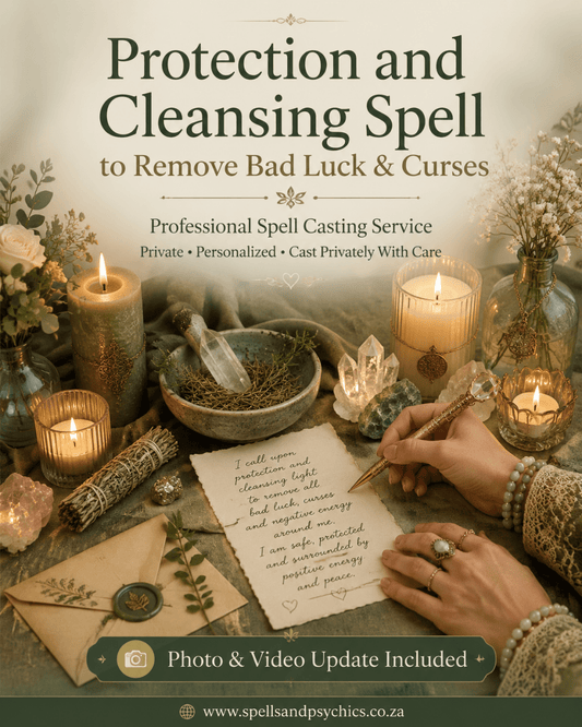 Protection and Cleansing Spell to Remove Bad Luck & Curses - Spells and Psychics
