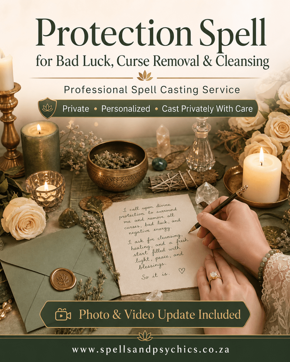 Protection Spell for Bad Luck, Curse Removal & Cleansing - Spells and Psychics