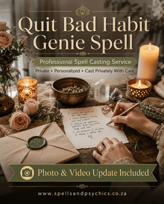 Quit Bad Habit Genie Spell & Addiction Cleansing Ritual - Spells and Psychics