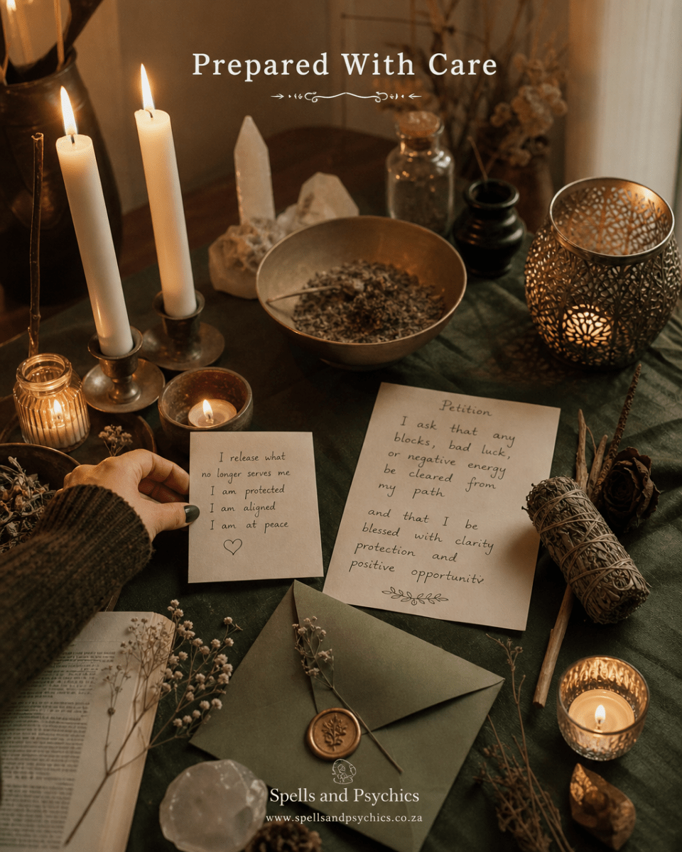 Remove Bad Luck Spell & Curse Cleansing Ritual - Spells and Psychics