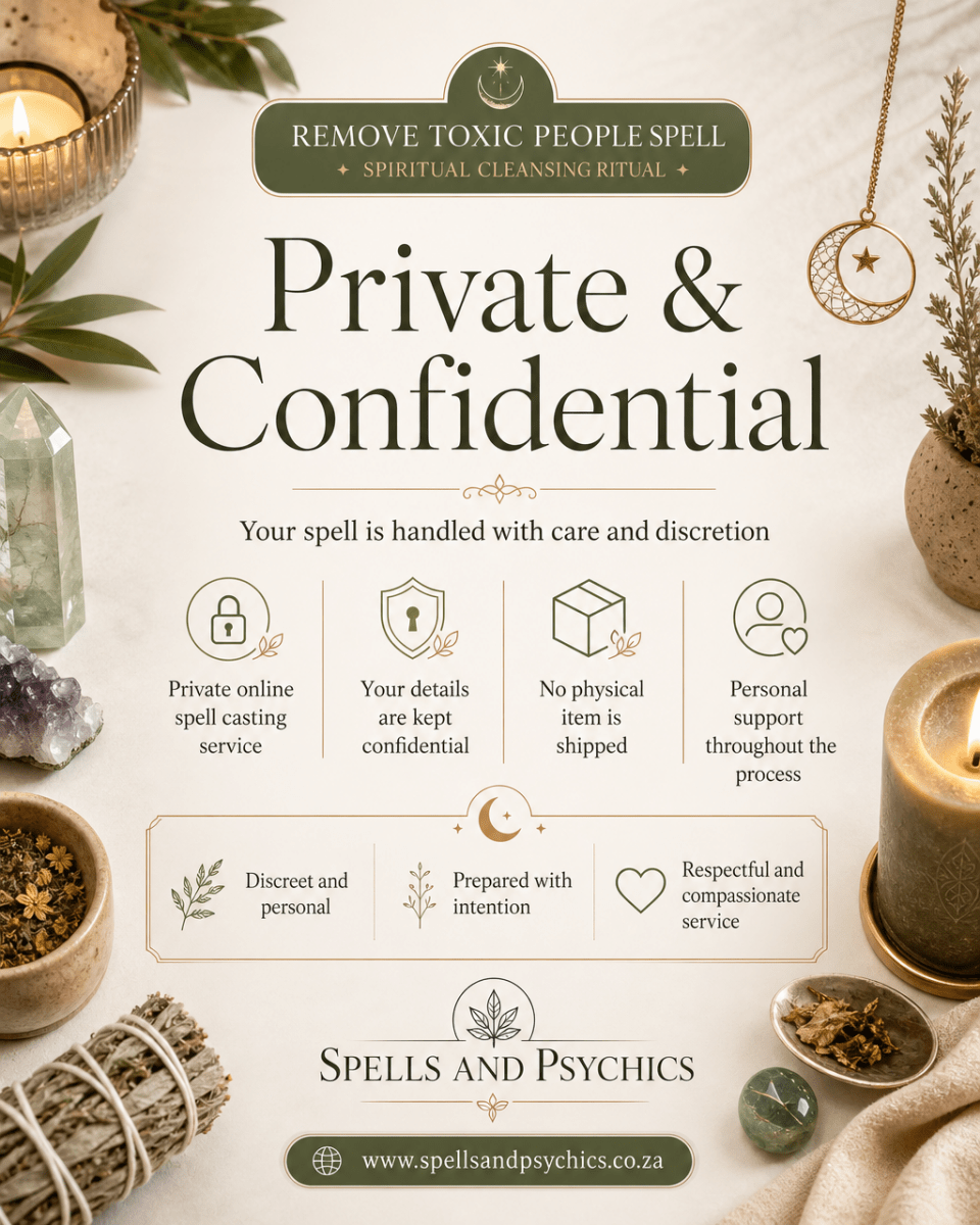 Remove Toxic People Spell | Spiritual Cleansing Ritual - Spells and Psychics