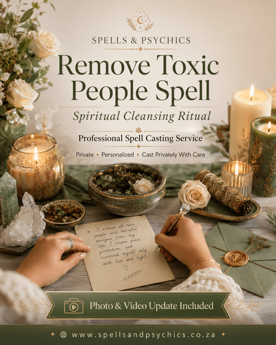 Remove Toxic People Spell | Spiritual Cleansing Ritual - Spells and Psychics