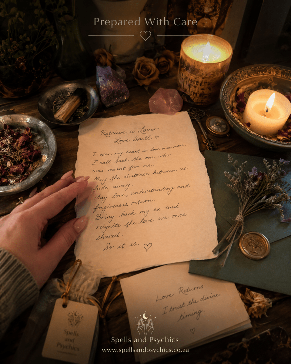 Retrieve a Lover Love Spell to Bring Back Your Ex - Spells and Psychics