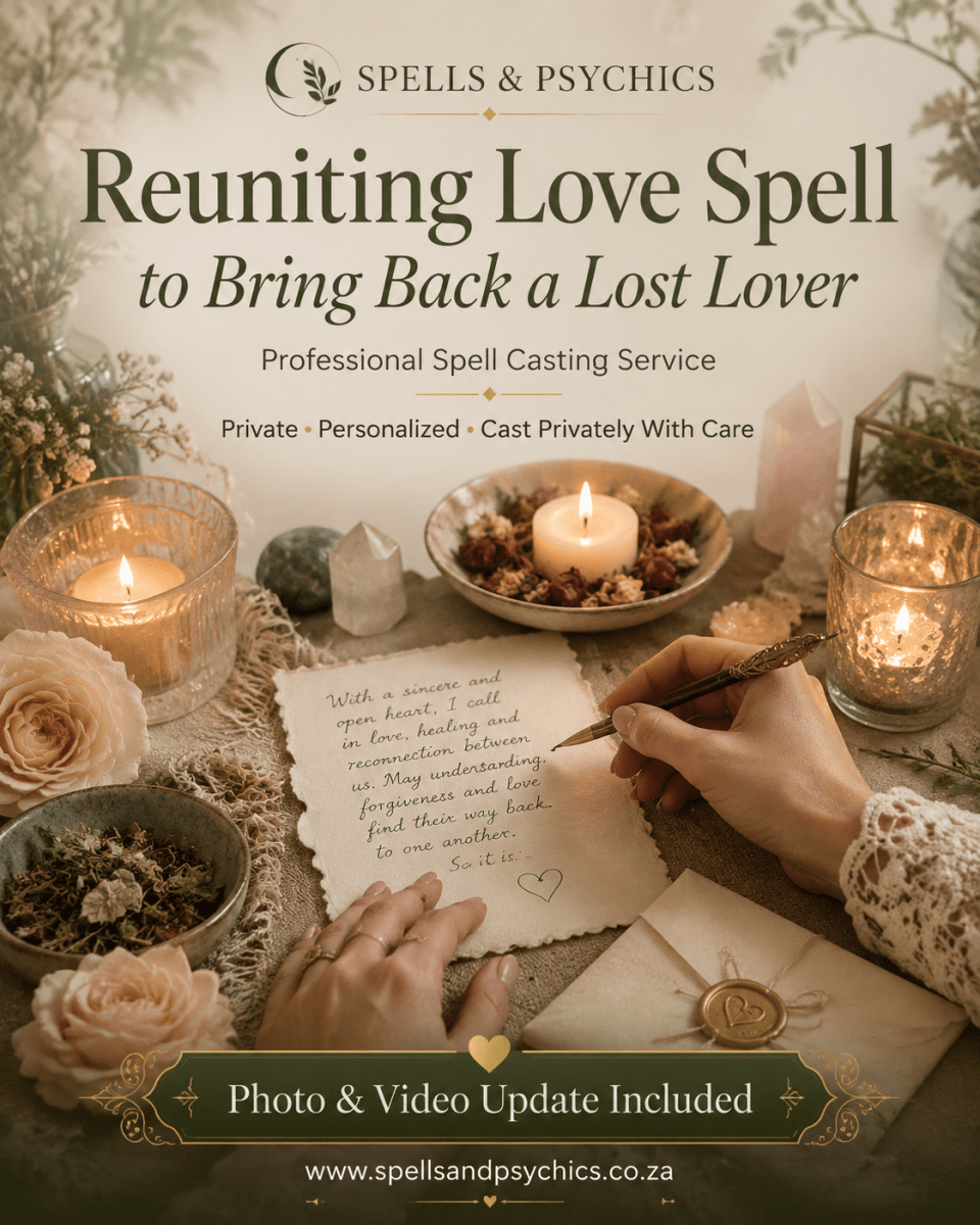 Reuniting Love Spell to Bring Back a Lost Lover - Spells and Psychics