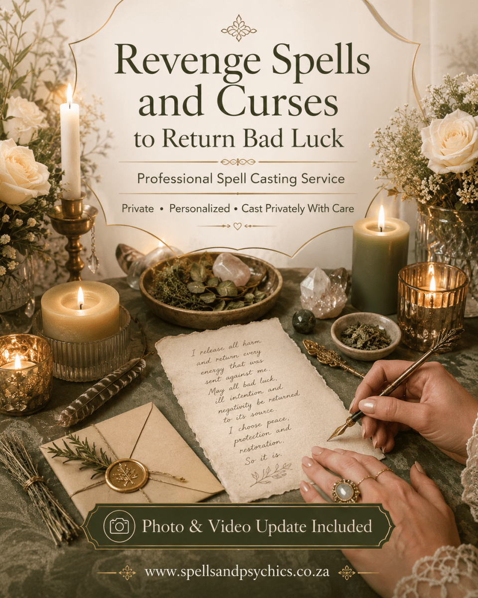 Revenge Spells and Curses to Return Bad Luck - Spells and Psychics