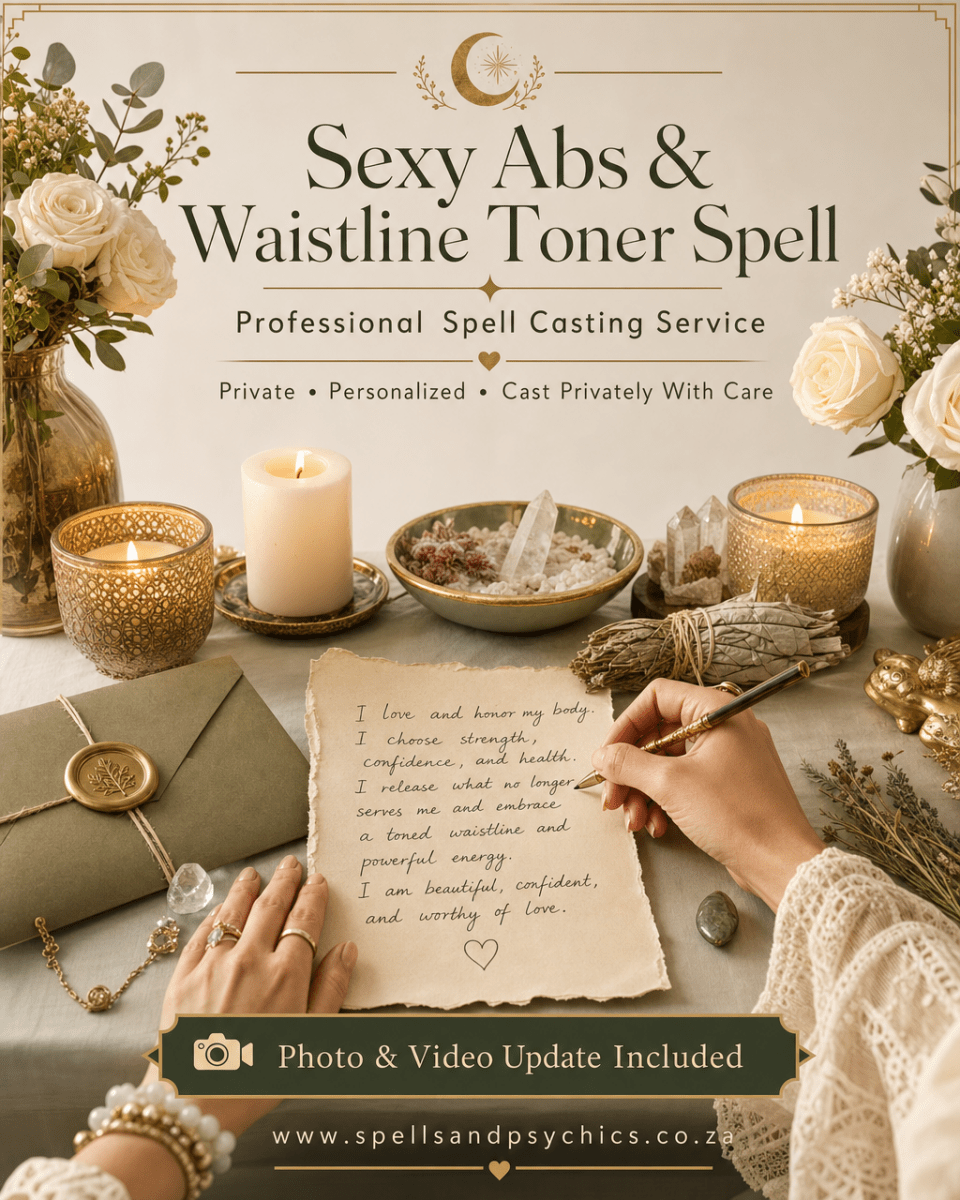 Sexy Abs & Waistline Toner Spell for Body Confidence - Spells and Psychics
