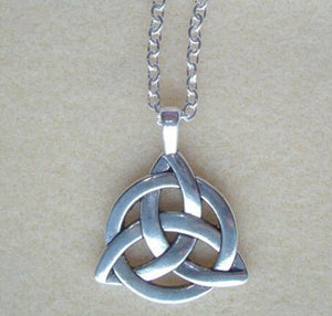 Silver Trinity Thor Wicca Charmed Necklace - Spells and Psychics
