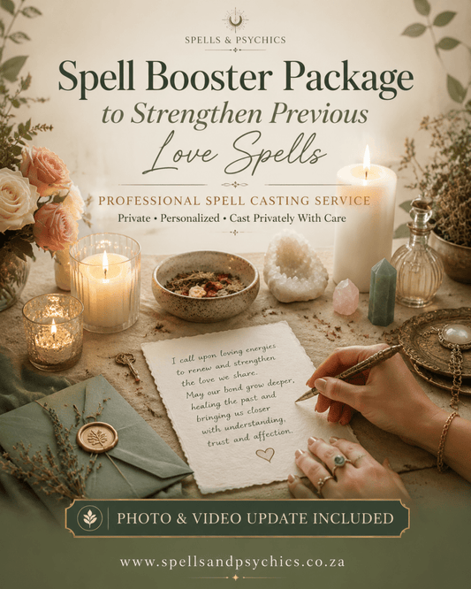 Spell Booster Package to Strengthen Previous Love Spells - Spells and Psychics