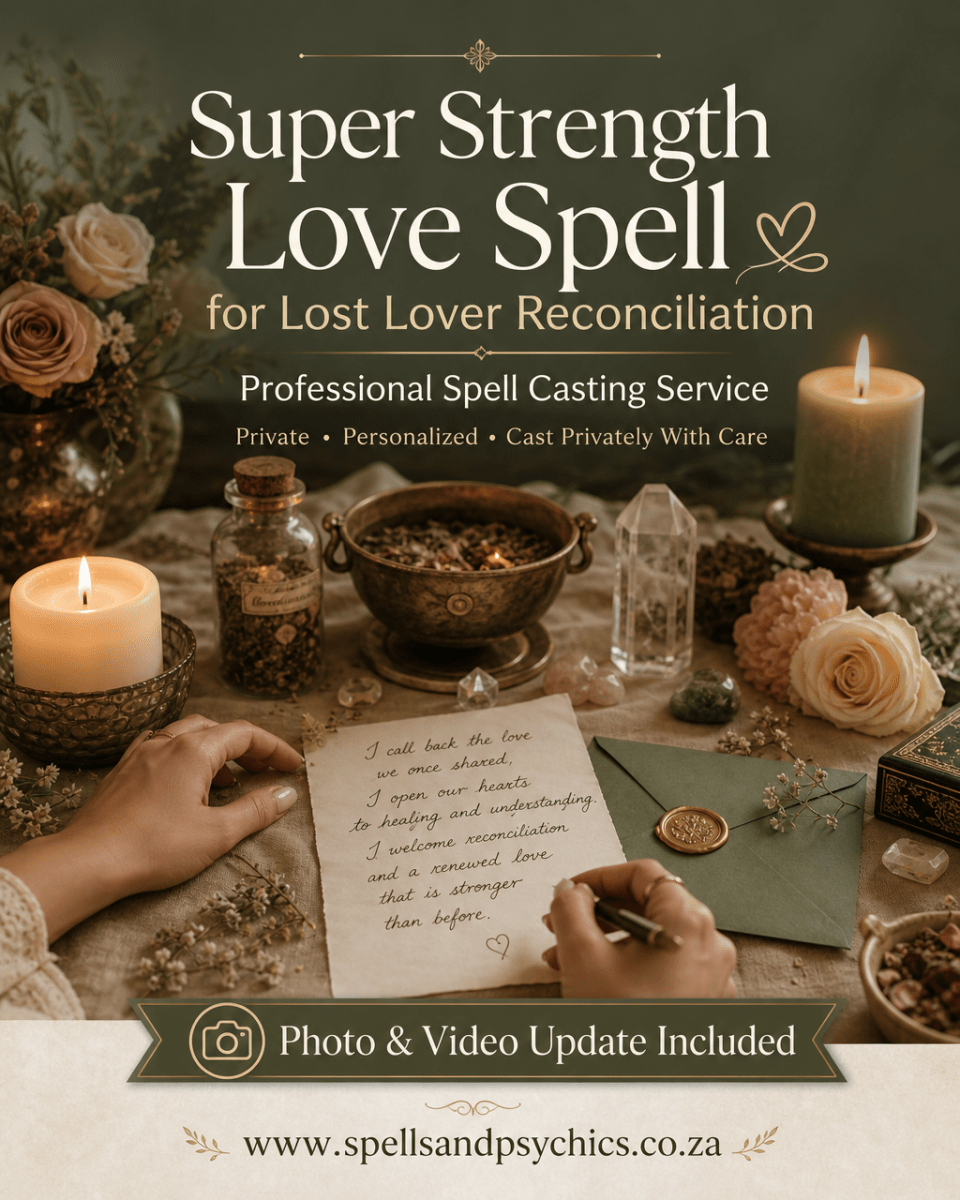 Super Strength Love Spell for Lost Lover Reconciliation - Spells and Psychics