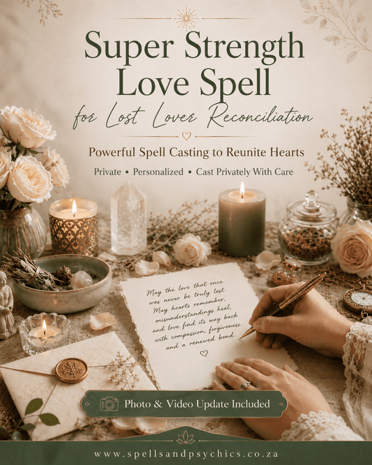 Super Strength Love Spell for Lost Lover Reconciliation - Spells and Psychics