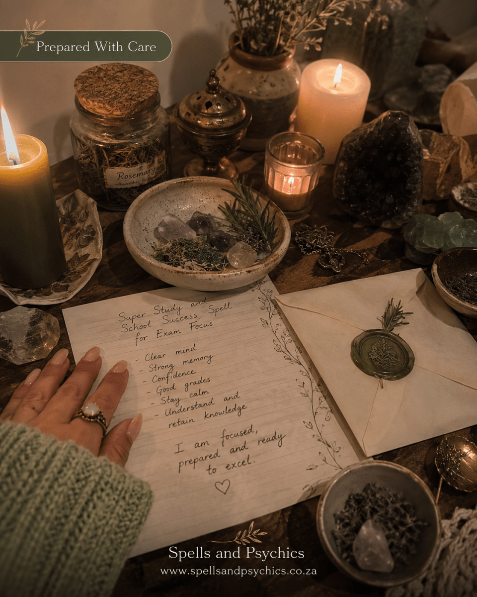 Super Study and School Success Spell for Exam Focus - Spells and Psychics