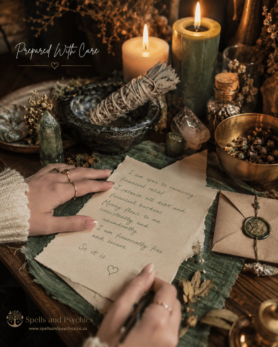 Supercharged Get Out of Debt Spell for Financial Relief - Spells and Psychics
