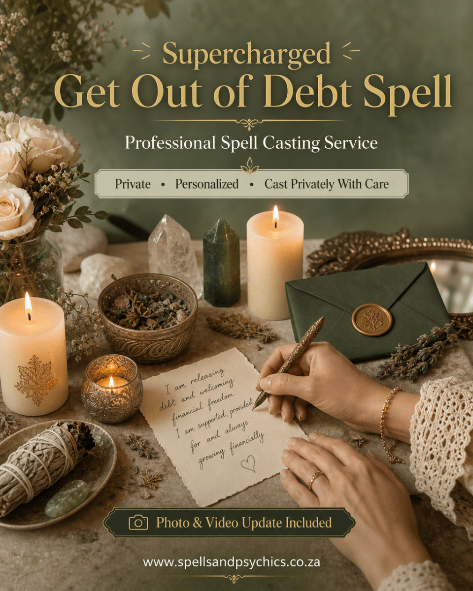 Supercharged Get Out of Debt Spell for Financial Relief - Spells and Psychics