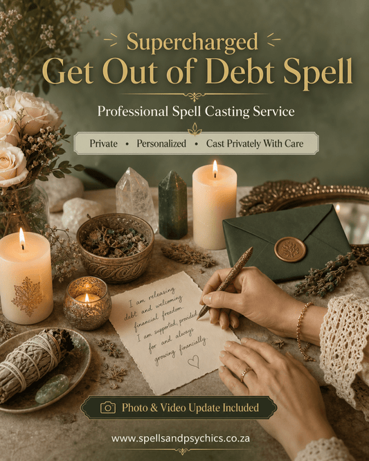 Supercharged Get Out of Debt Spell for Financial Relief - Spells and Psychics