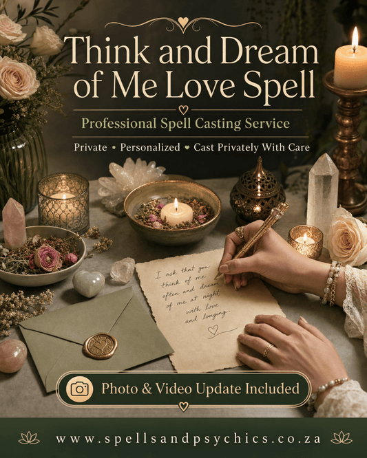 Think and Dream of Me Love Spell - Spells and Psychics
