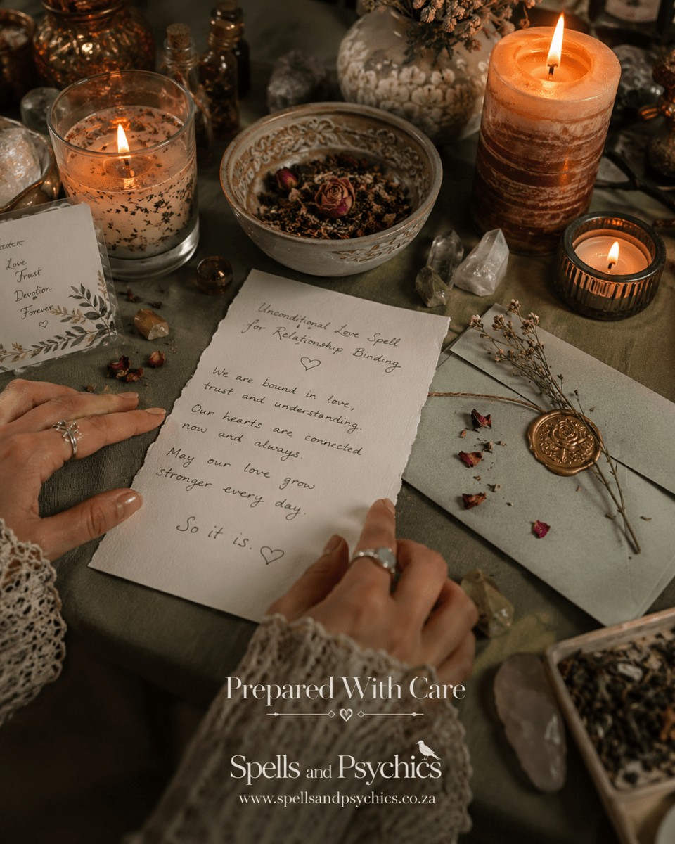 Unconditional Love Spell for Relationship Binding - Spells and Psychics
