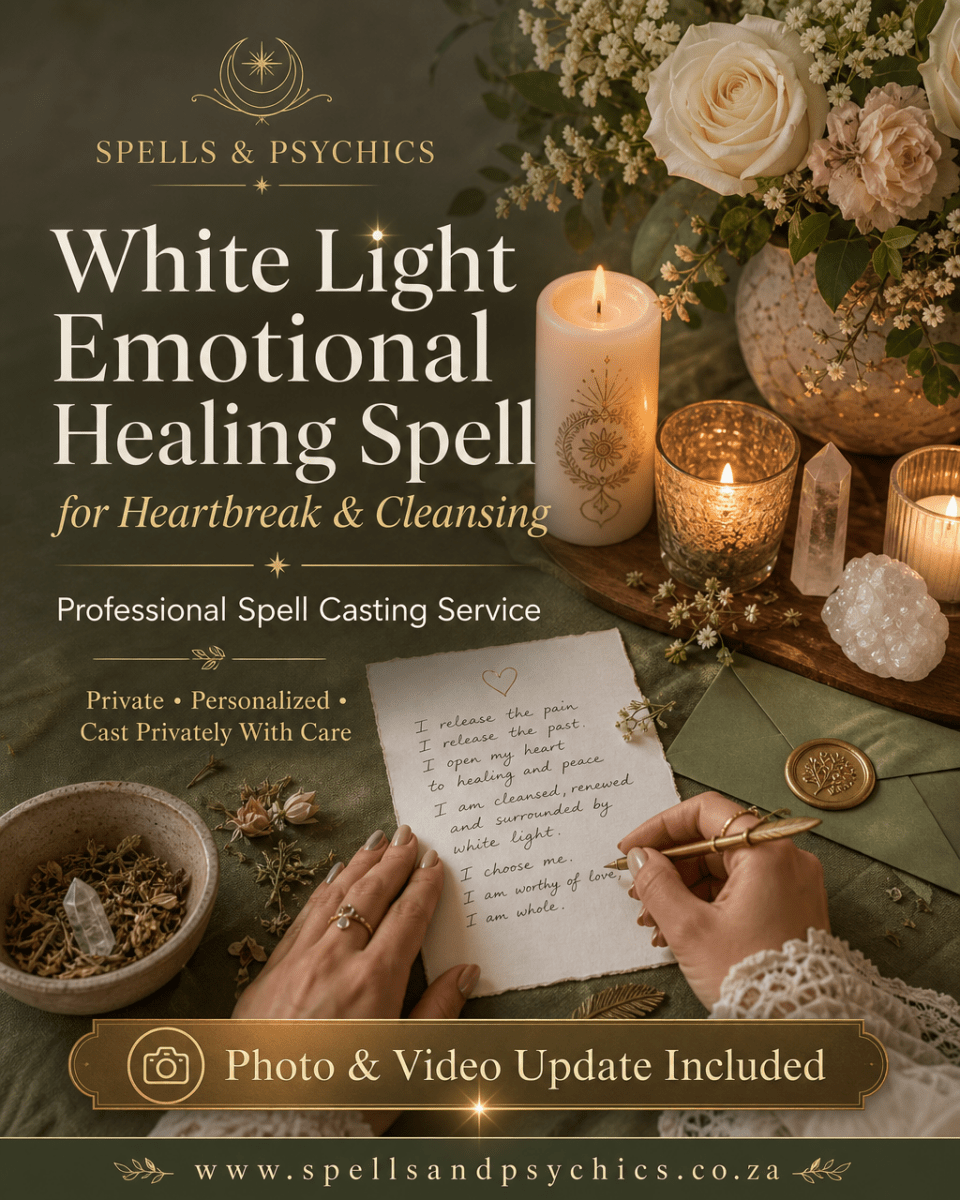 White Light Emotional Healing Spell for Heartbreak & Cleansing - Spells and Psychics