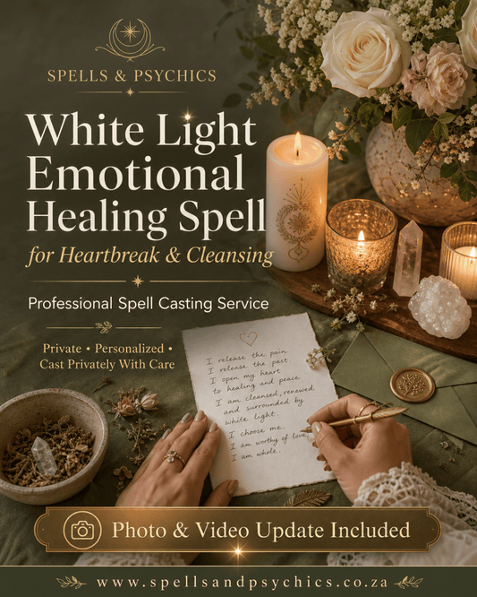 White Light Emotional Healing Spell for Heartbreak & Cleansing - Spells and Psychics